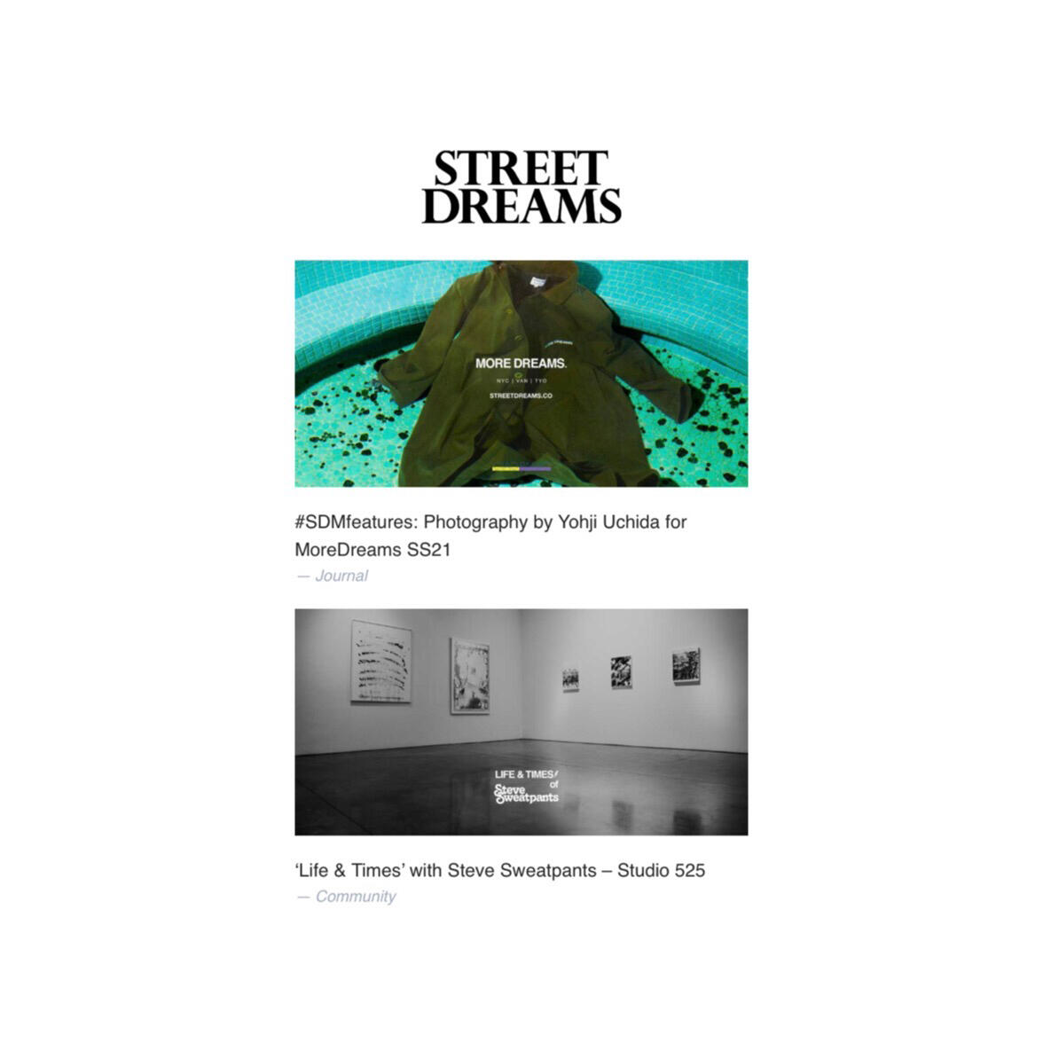SDMfeatures: Daily Paper x Streetdreamsmag